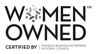 Women Owned certified by the Women&rsquo;s Business Enterprise National Council