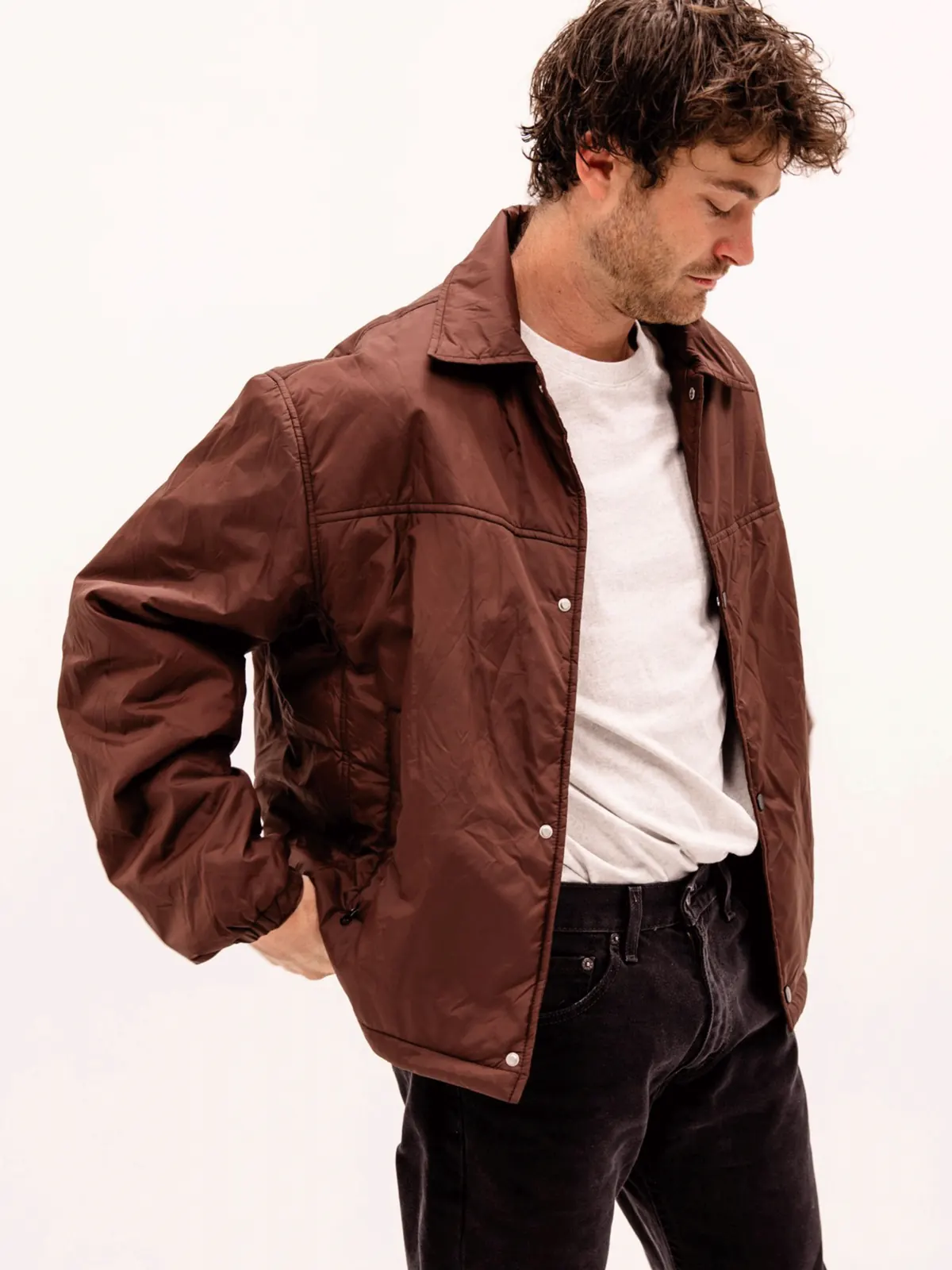 Custom jacket in development for a branded merchandise program